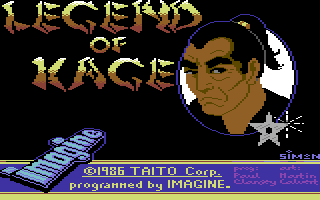 Legend of Kage screenshot 3 for Commodore 64
